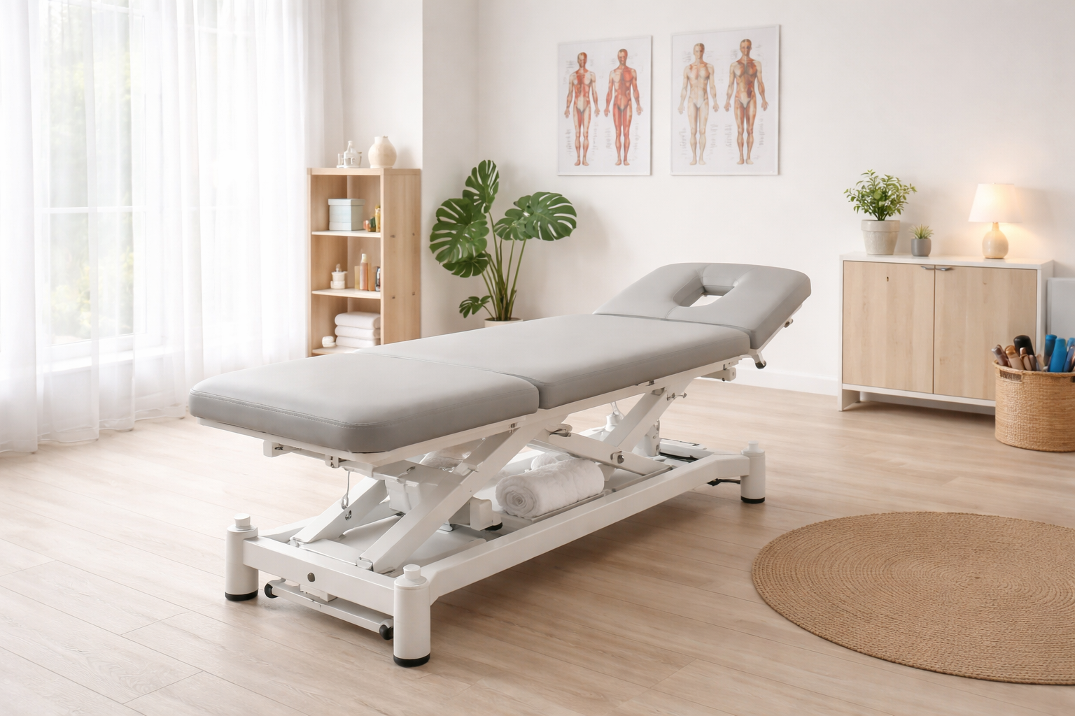 Praxisliege Foto einer Praxis mit einer Liege